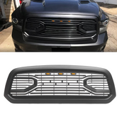 Front Grill for 2014-2018 Dodge RAM 1500 Mesh Grill Big Horn With Letters Black