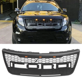 Front Grille For 2011-2015 Ford Explorer Mesh Grill Honeycomb With Letters Black