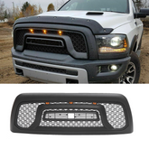 Front Grille for 2010-2019 Dodge RAM 2500 3500 Grill Big Horn With Letters Black