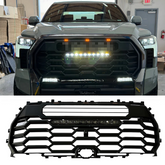 Front Grille For 2022-2023 Toyota Tundra Grill With Letters Black