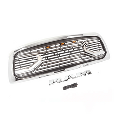 Front Grille For 2010-2019 Dodge Ram 2500 3500 Mesh Grill Big Horn With Letters Chrome
