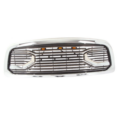 Front Grille For 2006-2008 Dodge Ram 1500 Grill WIth Led Lights Chrome