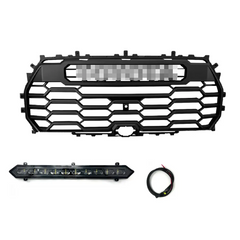 Front Grille For 2022-2023 Toyota Tundra Grill With Letters Black