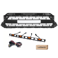 Front Grille For 2012-2015 Toyota Tacoma Grill Cover With Letters Black