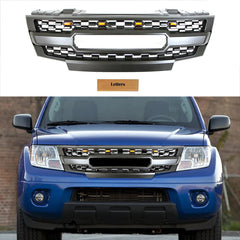 Front Grille For 2009-2021 Nissan Frontier Grill Cover With Letters Black