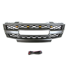 Front Grille For 2009-2021 Nissan Frontier Grill Cover With Letters Black