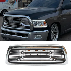Front Grille For 2010-2019 Dodge Ram 2500 3500 Mesh Grill Big Horn With Letters Chrome