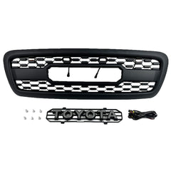 Front Grill For Toyota Sequoia 2001 2002 2003 2004 Front Mesh Bumper Grille Grills W/0 Lights Black
