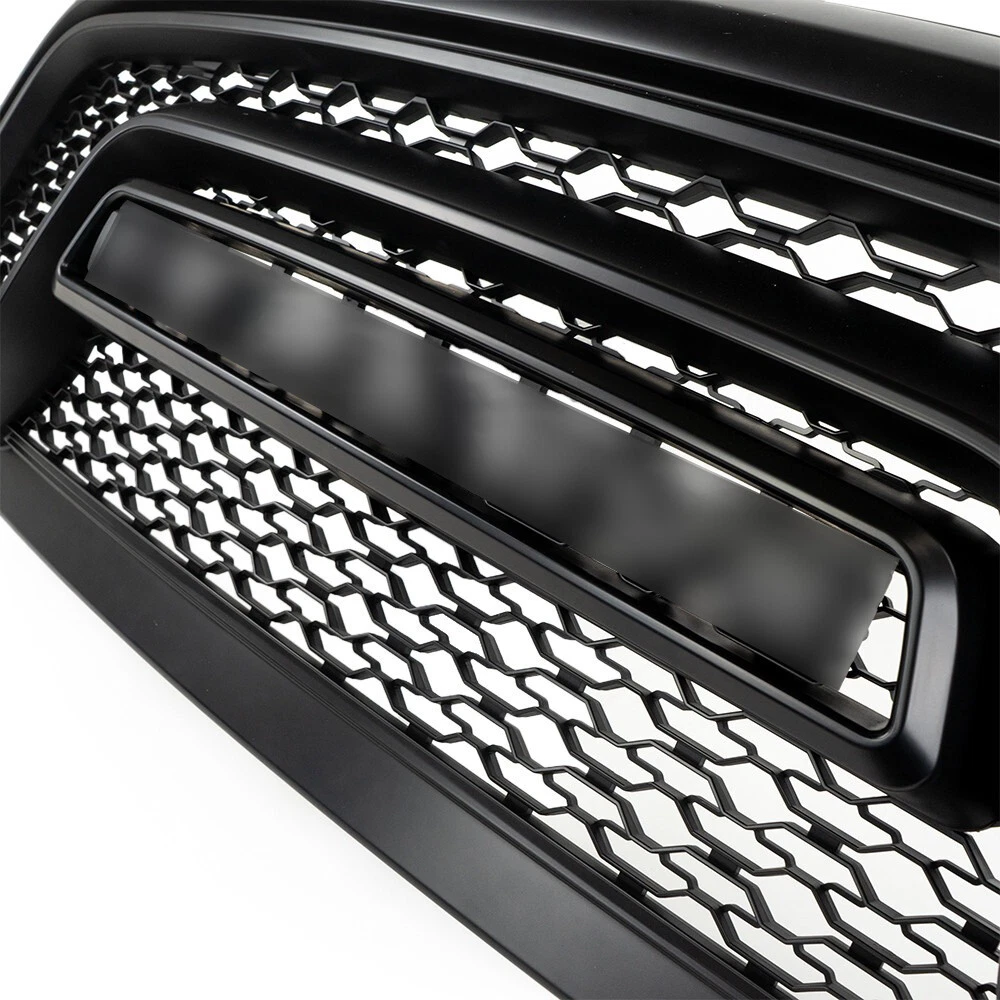 Front Grille For 2006-2008 Dodge Ram 1500 Mesh Grill With Letters Black