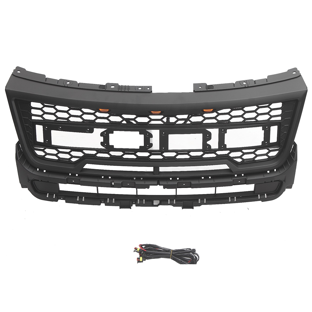 Front Grille For 2016 2017 2018 Ford Explorer Mesh Grill With Letters Black