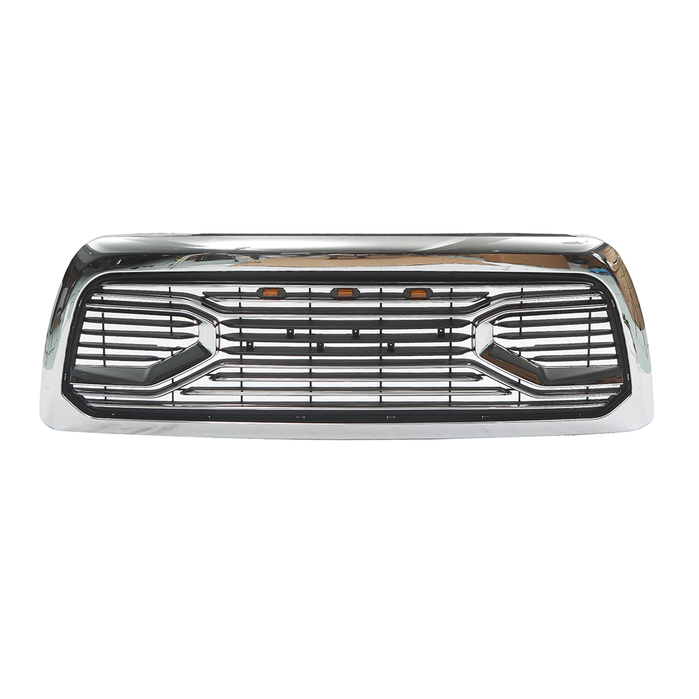 Front Grille For 2010-2019 Dodge Ram 2500 3500 Mesh Grill Big Horn With Letters Chrome