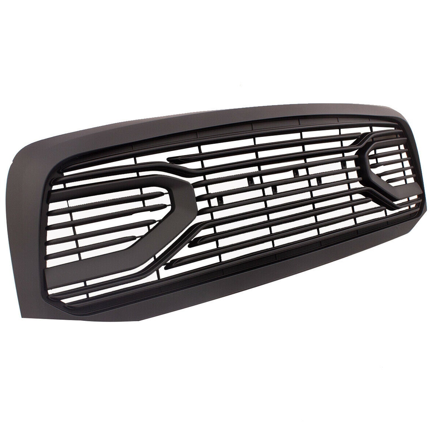 Front Grill For Dodge Ram 1500 2006 2007 2008 Mesh Bumper Grille Big Horn Style Replacement Grille W/3 Led Lights Black