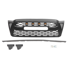 Front Grille For 2005-2011 Toyota Tacoma Grill Cover With Letters Black