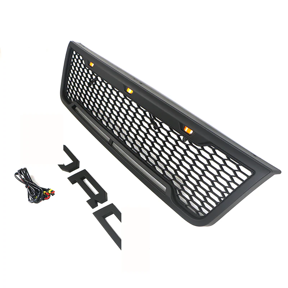Front Grille For 2003-2007 Ford E150 E250 E350 Grill Cover With Letters Black