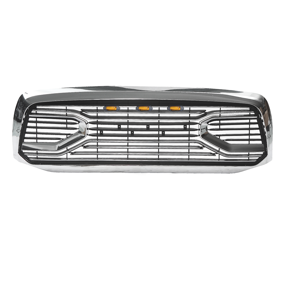 Front Grille For 2006-2008 Dodge Ram 1500 Grill WIth Led Lights Chrome