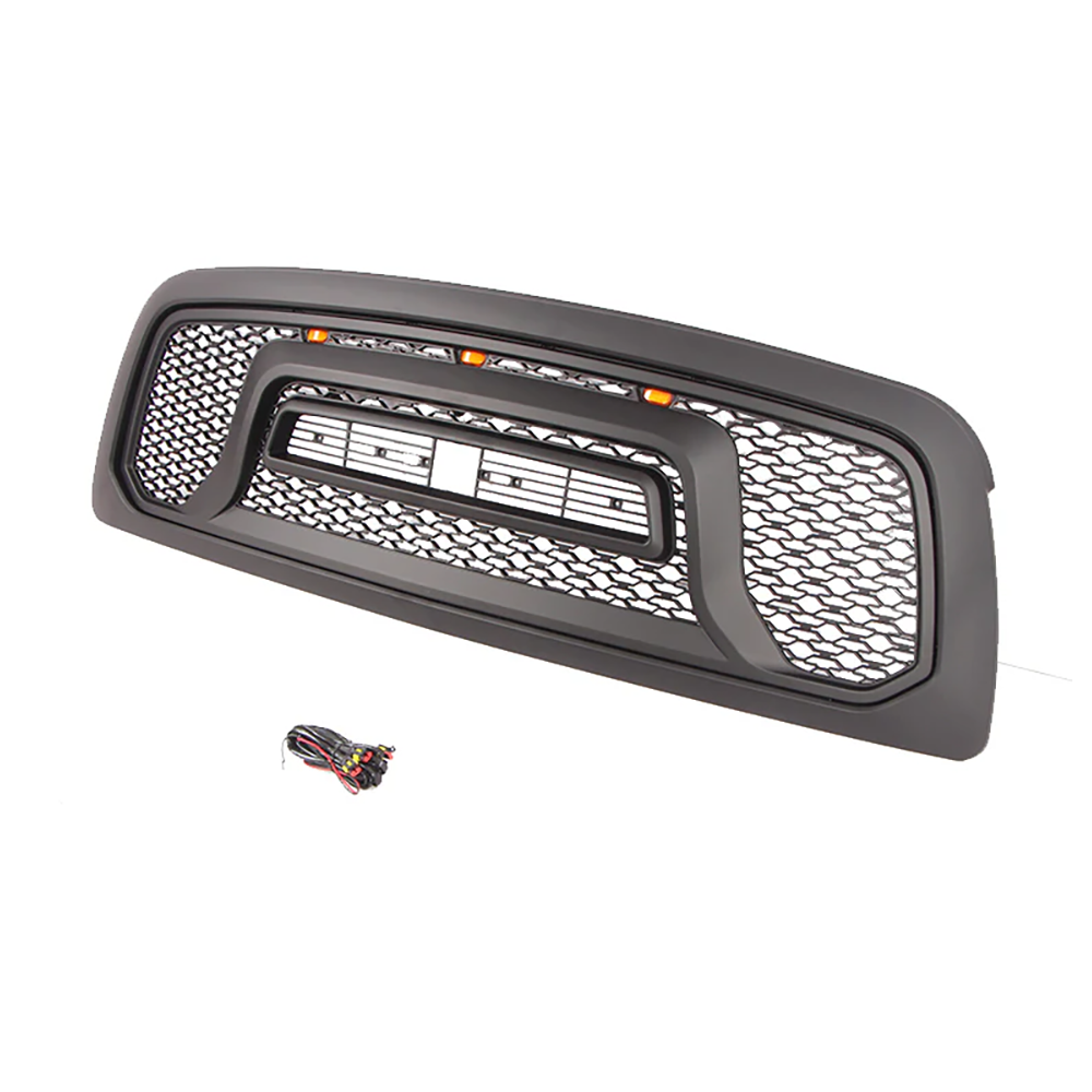 Front Grille for 2010-2019 Dodge RAM 2500 3500 Grill Big Horn With Letters Black
