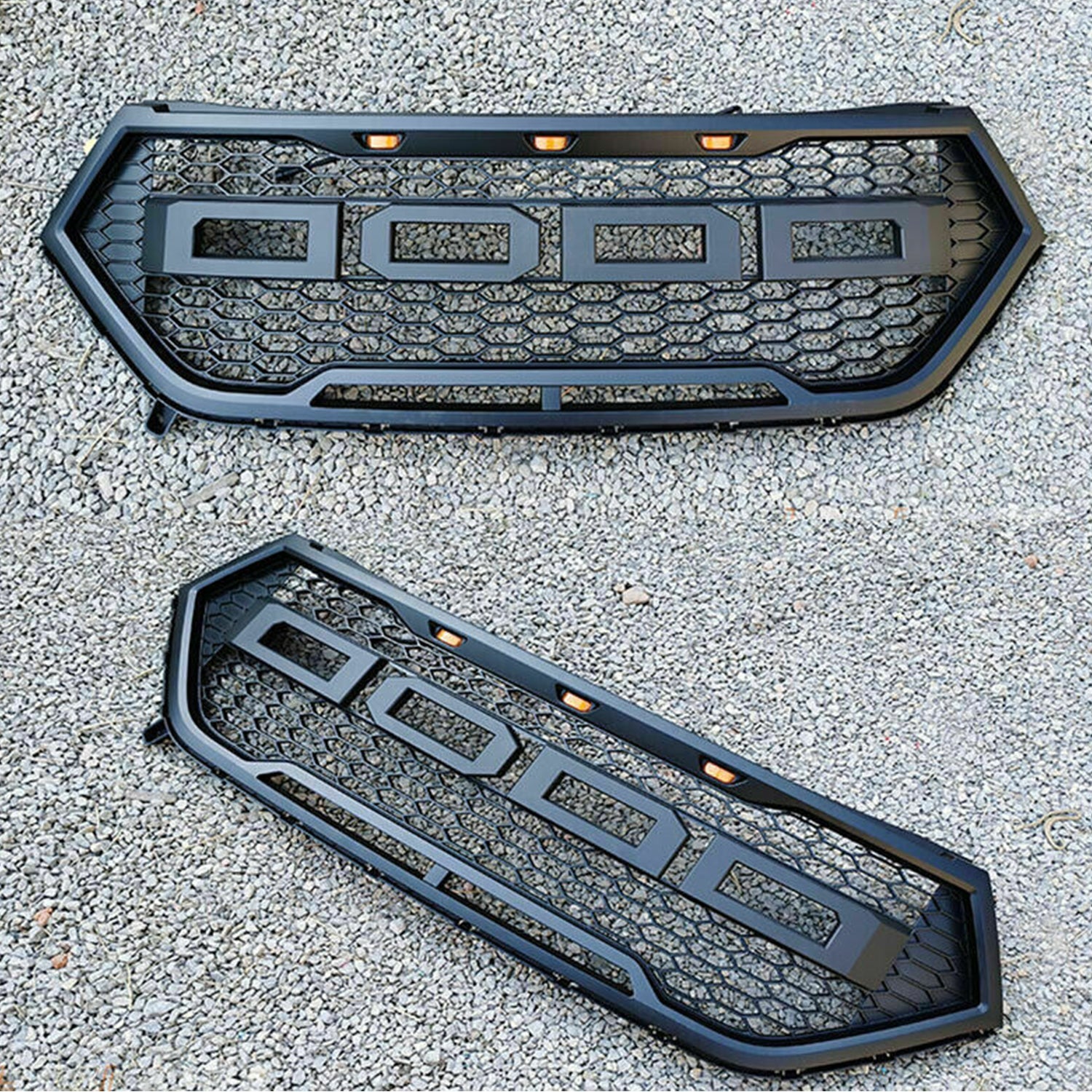 Front Grille For 2015 2016 2017 2018 Ford Edge Mesh Grilles Front Bumper Grill Honeycomb W/3 Lights Black