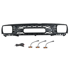 Front Grille For 1995-1997 Toyota Tacoma TRD Grill Cover With Letters Black