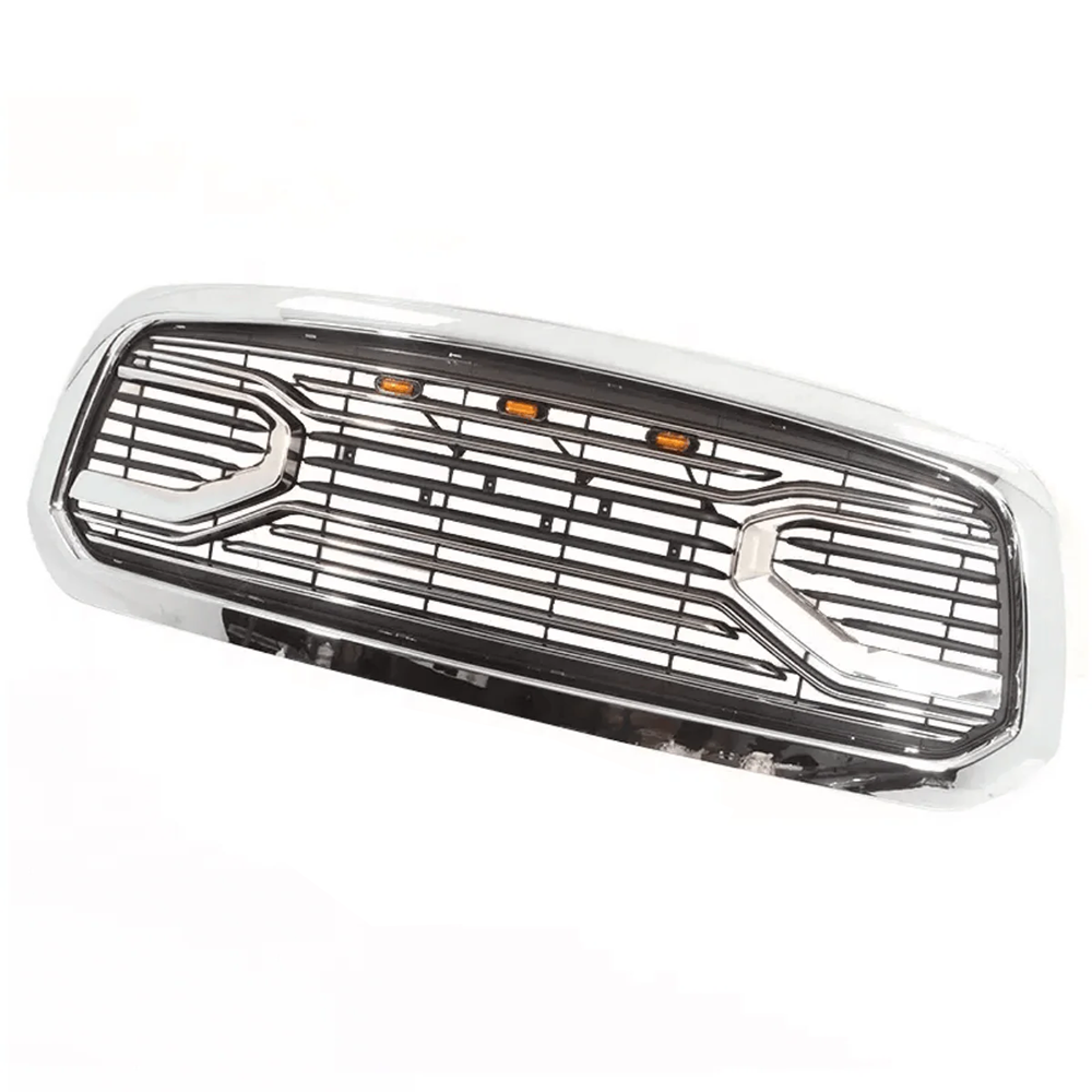 Front Grille For 2014-2018 Dodge Ram 1500 Mesh Grill Big Horn With Letters Chrome