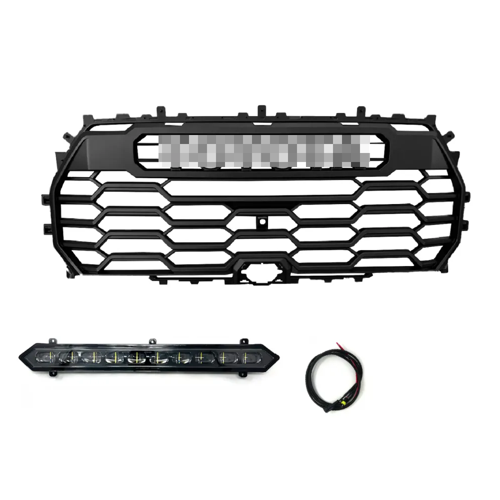 Front Grille For 2022-2023 Toyota Tundra Grill With Letters Black