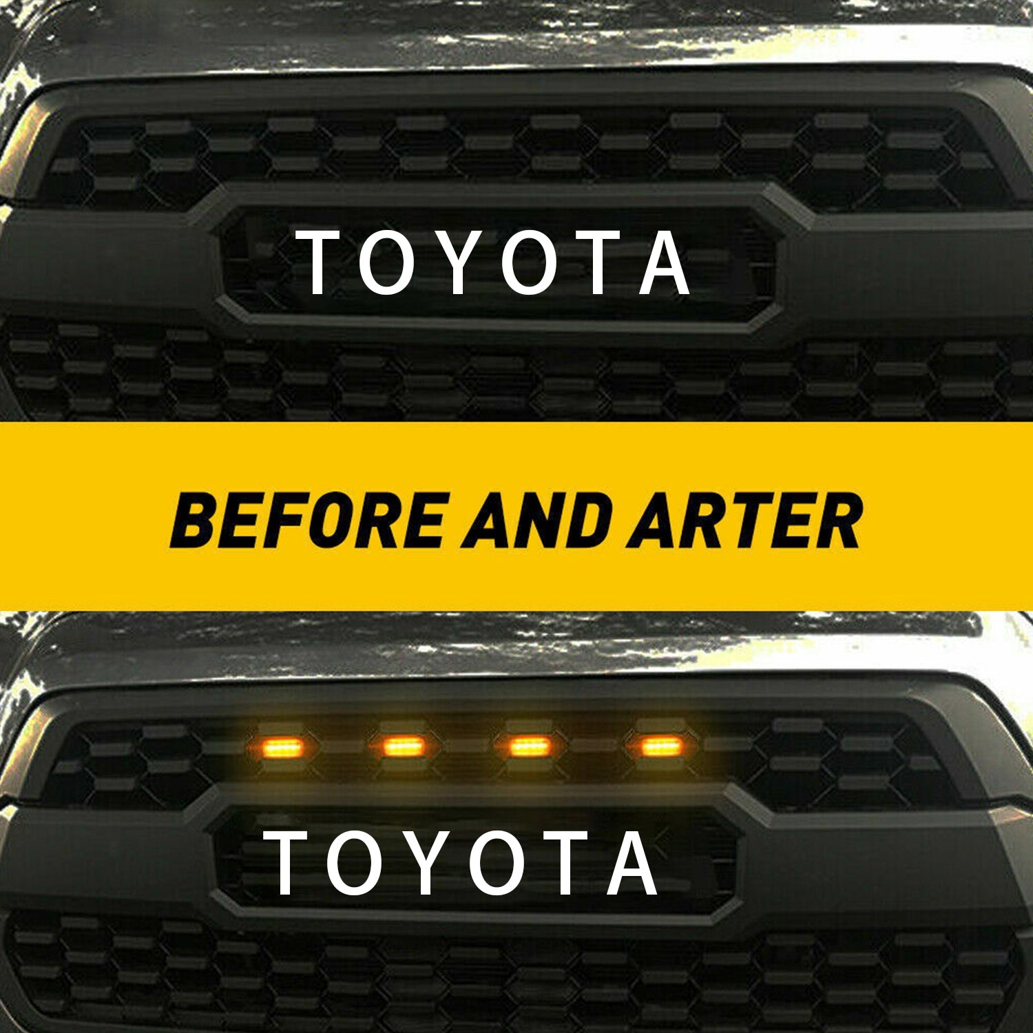 Front Grille For Toyota Tacoma 2016 2017 2018 2019 2020 2021 TRD Front Mesh Grill Black