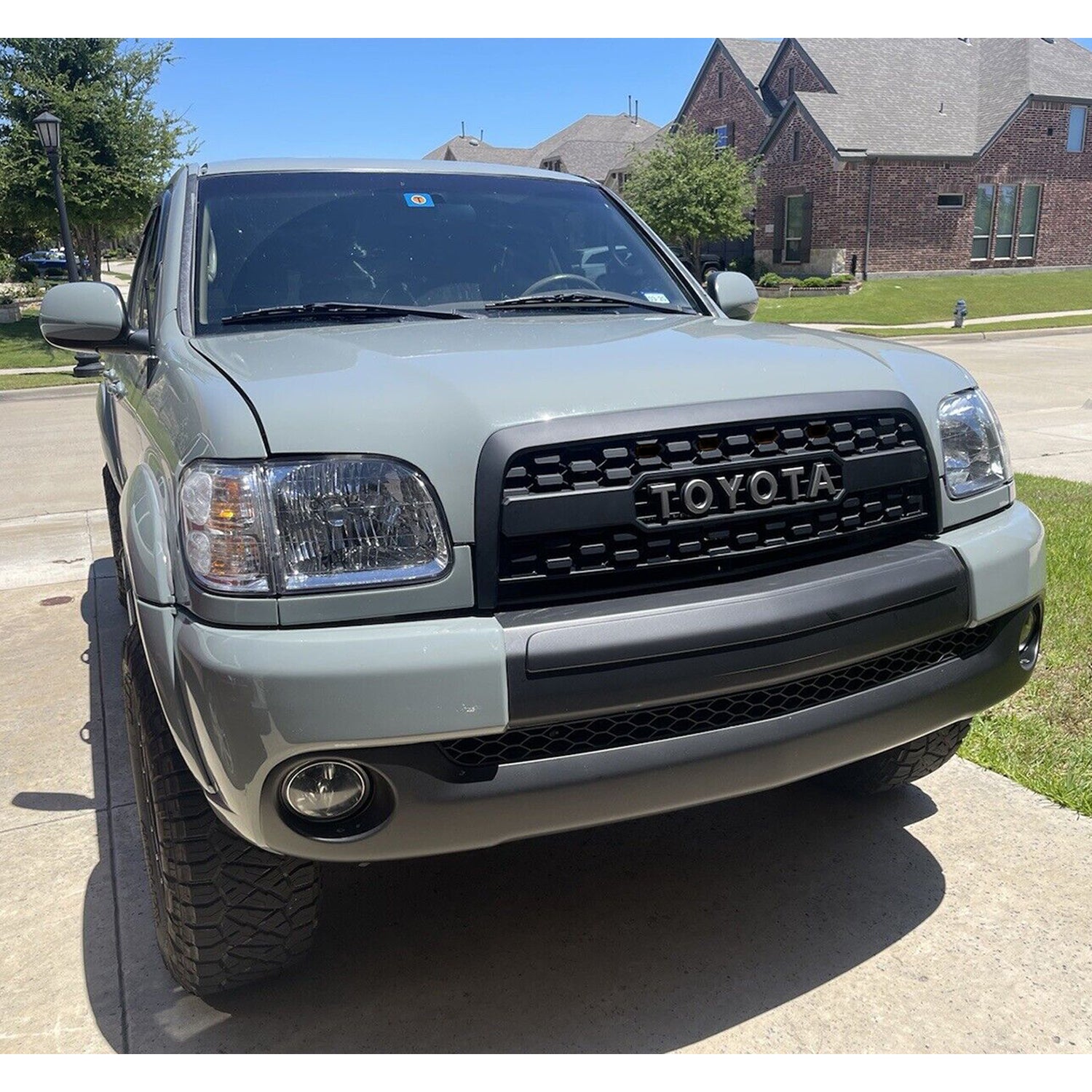 Front Grills For Toyota Tundra 2003 2004 2005 2006 TRD Front Bumper Grille Grill W/0 Lights Black