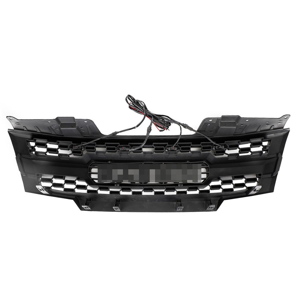 Front Grille For 2009-2021 Nissan Frontier Grill Cover With Letters Black