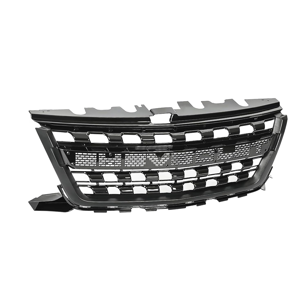 Front Grille For 2016-2018 Chevrolet Colorado Grill Cover With Letters Black