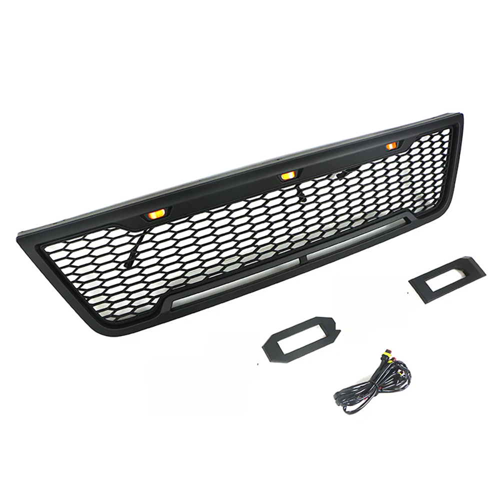 Front Grille For 2003-2007 Ford E150 E250 E350 Grill Cover With Letters Black