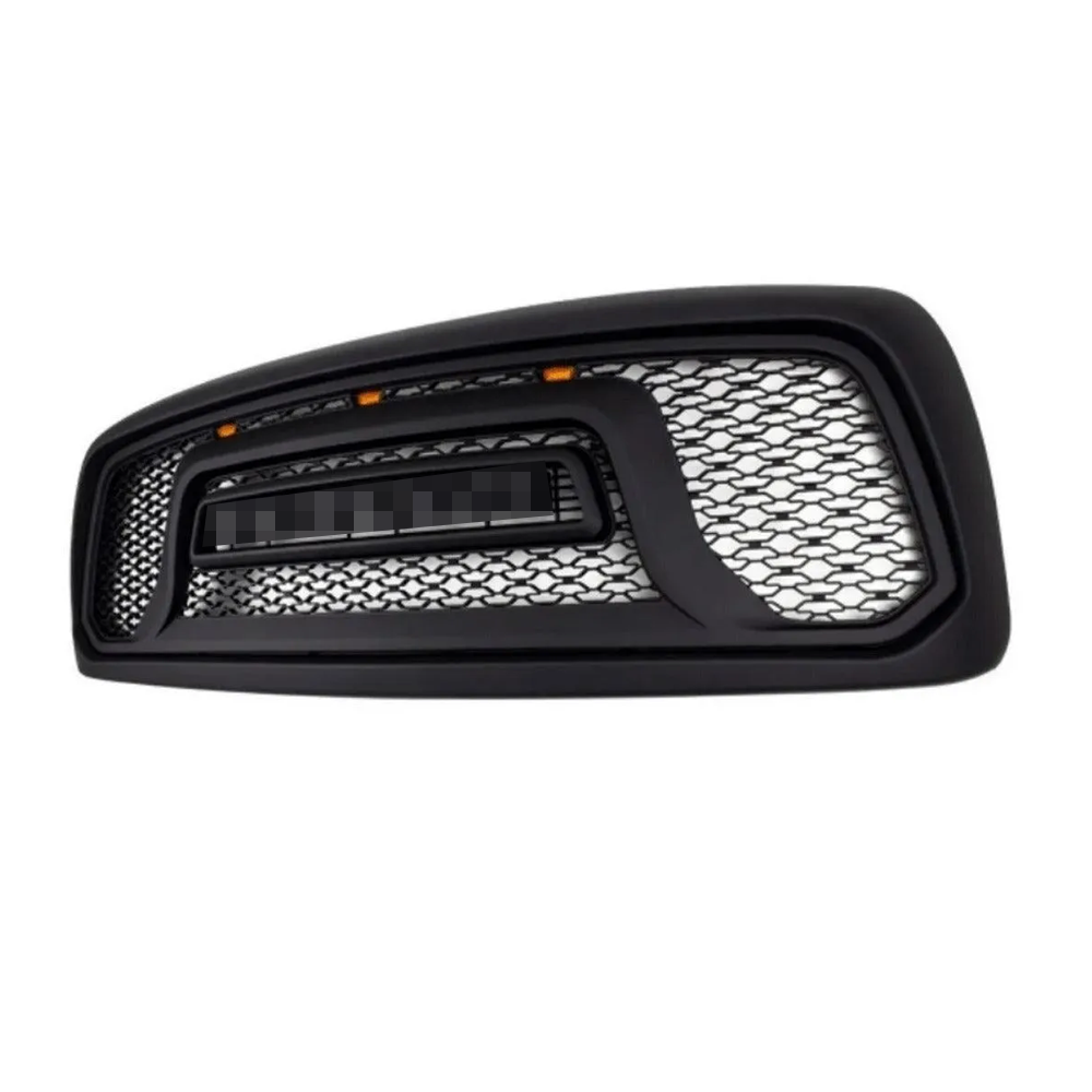 Front Grille For 2002-2005 Dodge Ram 1500 Mesh Grill With Letters Black