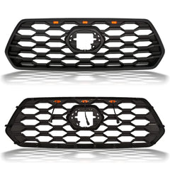 Front Grill For Toyota Tacoma 2016 2017 2018 2019 TRD Pro SR SR5 Front Mesh Bumper Grille W/Lights Black