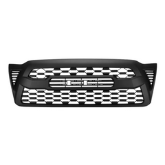 Front Grille For 2005-2011 Toyota Tacoma Grill Cover With Letters Black
