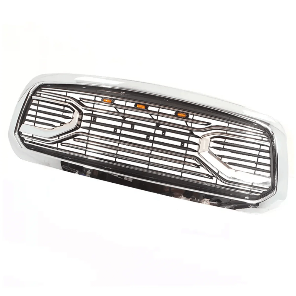 Front Grille For 2006-2008 Dodge Ram 1500 Grill WIth Led Lights Chrome
