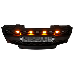 Front Grille For 2009-2021 Nissan Frontier Grill Cover With Letters Black