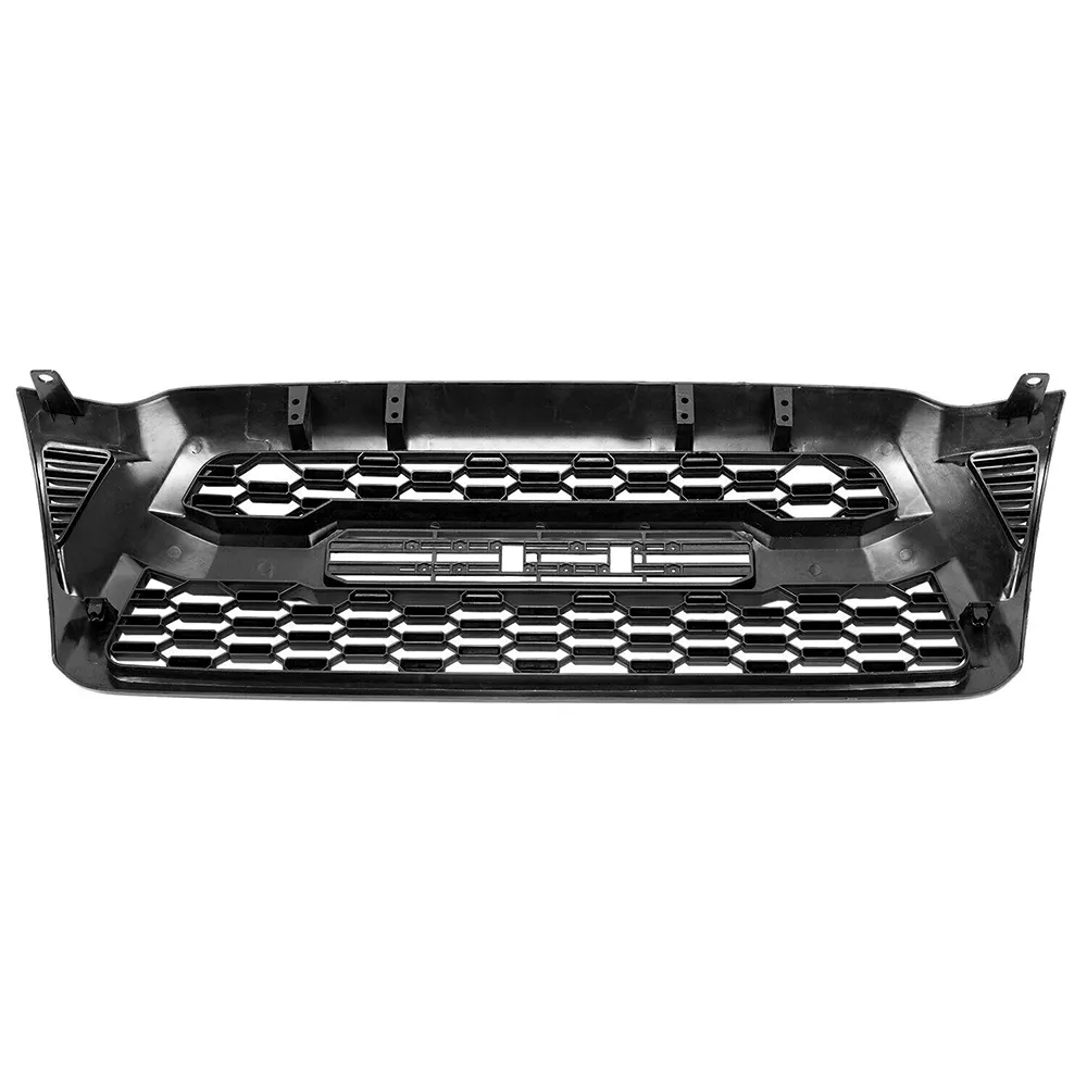 Front Grille For 2005-2011 Toyota Tacoma Grill Cover With Letters Black