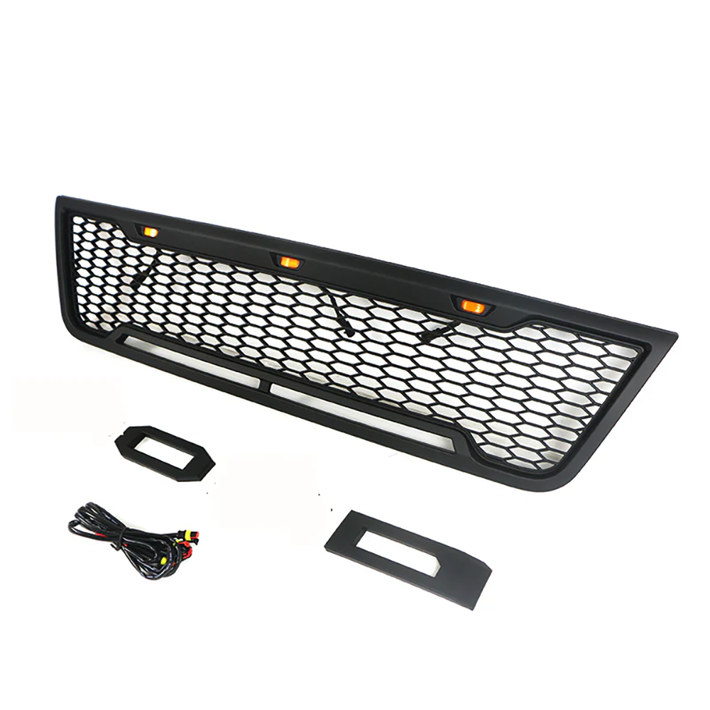Front Grille For 2003-2007 Ford E150 E250 E350 Grill Cover With Letters Black