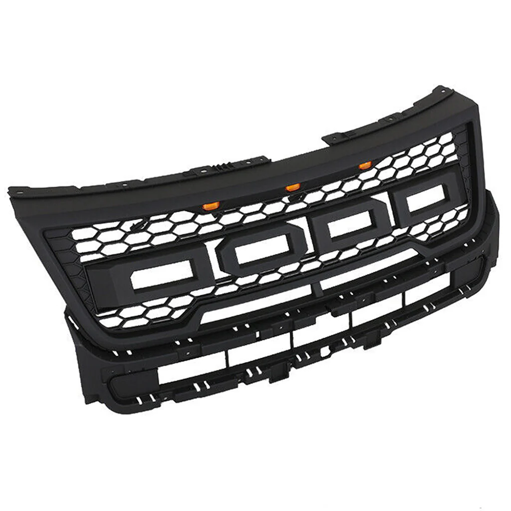 Front Grille For 2016 2017 2018 Ford Explorer Mesh Grill With Letters Black