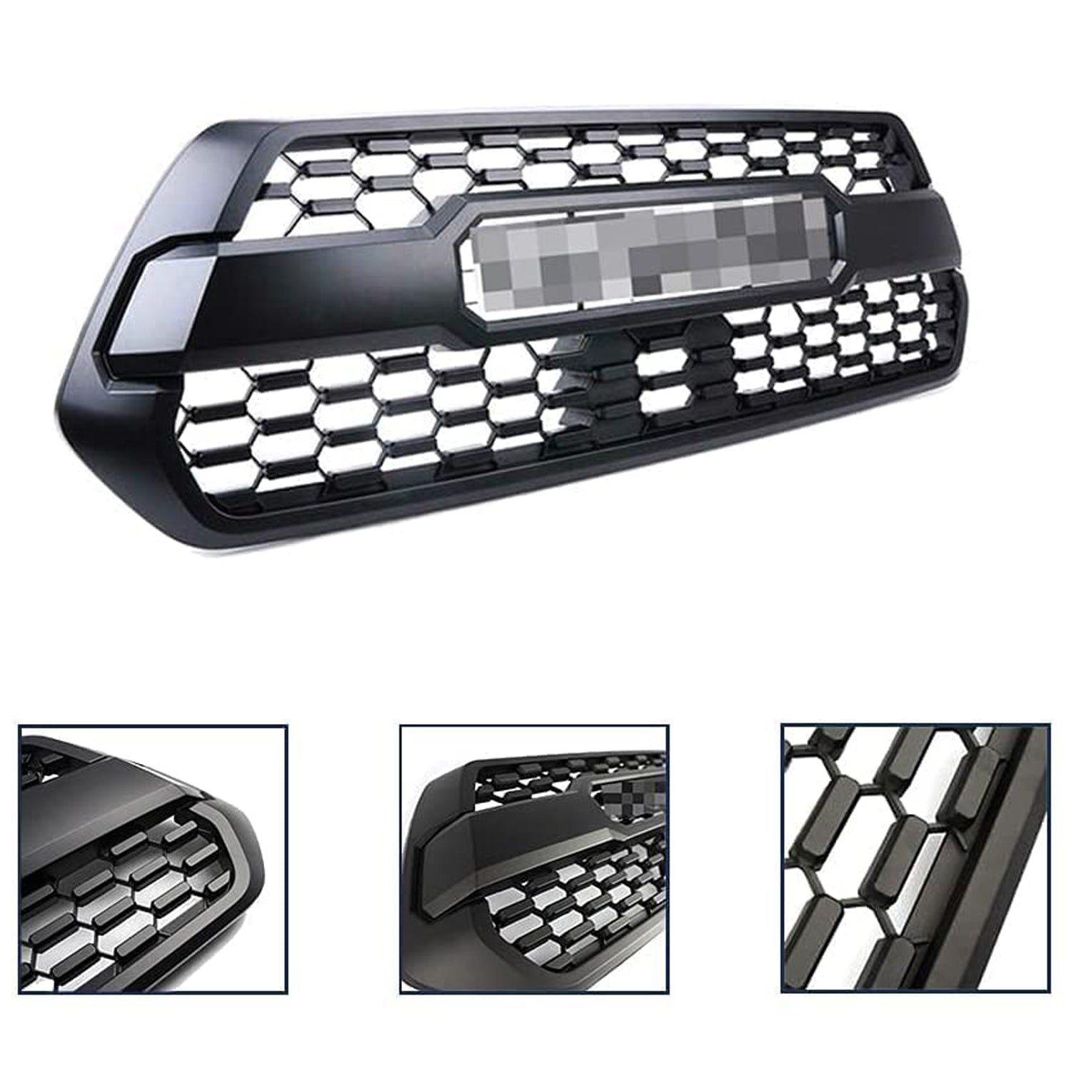 Front Grille For Toyota Tacoma 2016 2017 2018 2019 2020 2021 TRD Front Mesh Grill Black