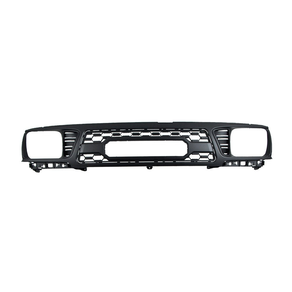Front Grille For 1995-1997 Toyota Tacoma TRD Bumper Grills Grill Cover  W/0 Light Black