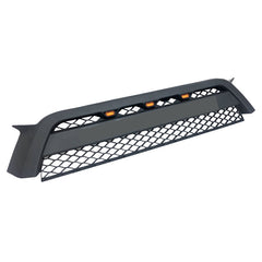 Front Grille For 2012-2015 Toyota 4Runner Bumper Grill Grills Cover W/3 LED Light Black