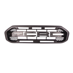 Front Grille For 2019 2020 2021 2022 Ford Ranger Bumper Grills Grill Cover W/0 Light Black