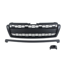 Front Grille For 2010-2013 Toyota Land Crusier Prado Bumper Grills Grill Cover W/0 Light Black