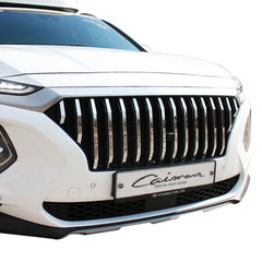 Front Grille For 2019-2020 Hyundai Santa Fe Bumper Grills Grill Cover W/0 Light Chrome