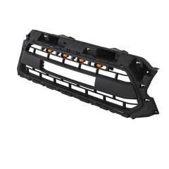 Front Grille For 2012-2015 Toyota Tacoma Bumper Grills Grill Cover W/4 LED Light Black