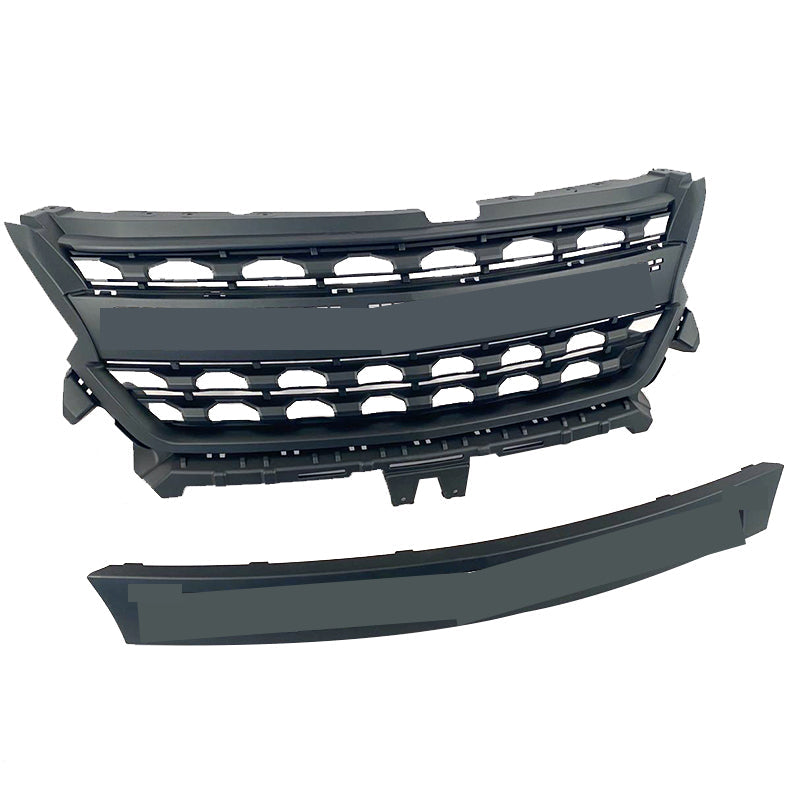 Front Grille For 2016-2018 Chevrolet Colorado S10 Bumper Grills Grill Cover W/0 Light Black