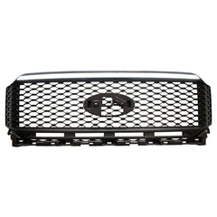 Front Grille for 2021-2022 Ford F150 4x4 Pickup Raptor Front Bumper Grill W/LED Lights Black