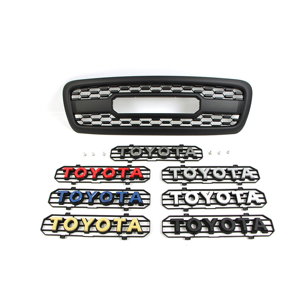 Front Grill For Toyota Sequoia 2001 2002 2003 2004 Front Mesh Bumper Grille Grills W/0 Lights Black